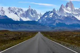 Ruta Provincial 23 und Nationalpark Los Glaciares im argentinischen Teil Patagoniens, Provinz Santa Cruz