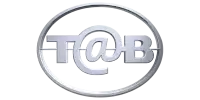logo t@b, kleine wohnwagen und wohnanhänger