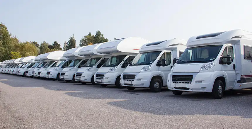 wohnmobil flotte, camper bauarten