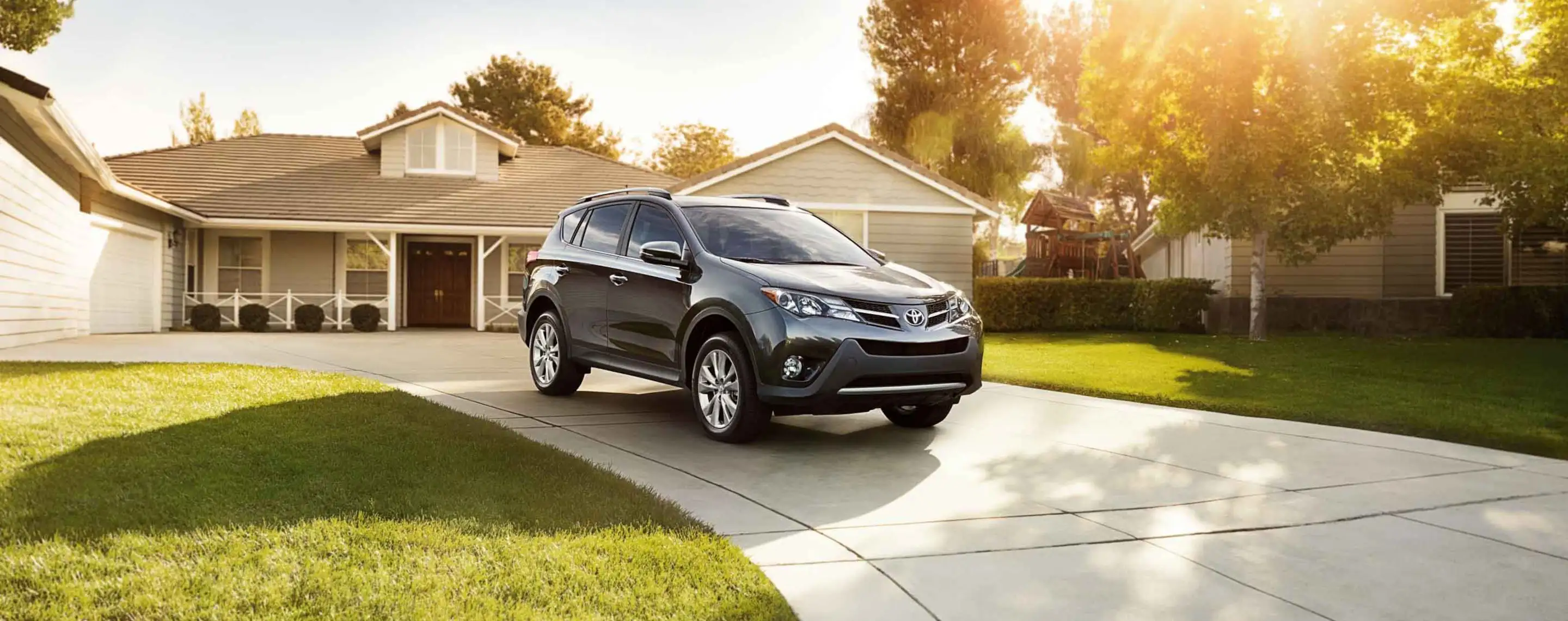 toyota suv grau haus