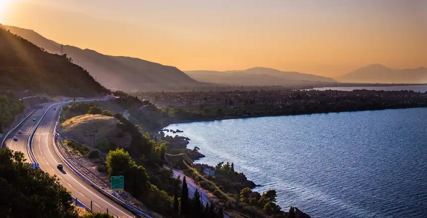 Küstenstraße Griechenland