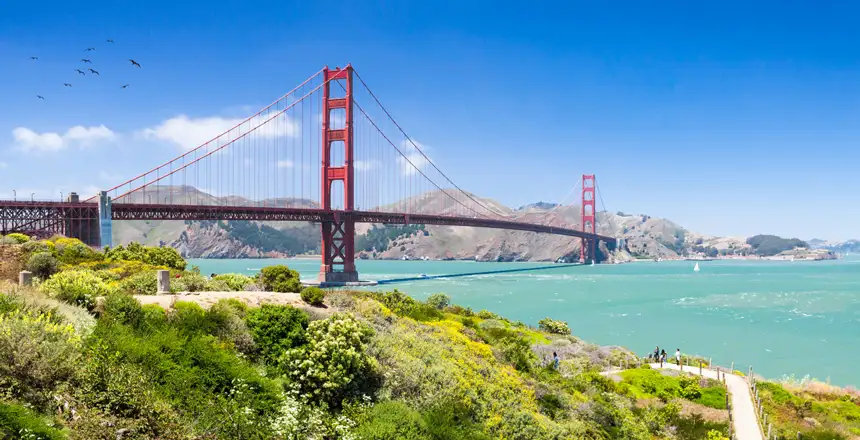 Golden Gate Bridge in San Francisco