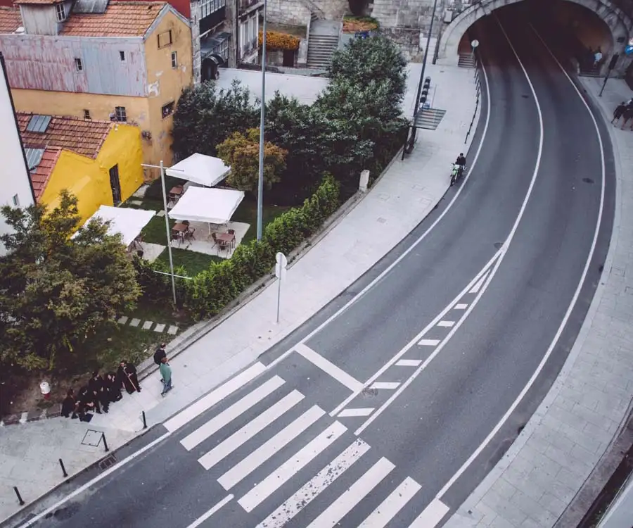 Tunel da Ribeira in Porto, Portugal