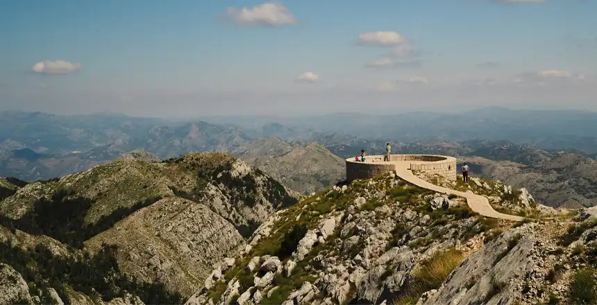 Aussichtsplattform im Lovćen National Park in Montenegro