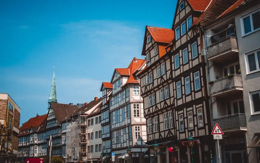 hannover altstadt. innenstadt, fachwerkhäuser