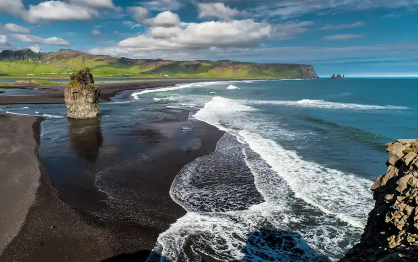 Schwarze Str&auml;nde, Black Beaches im S&uuml;den von Island