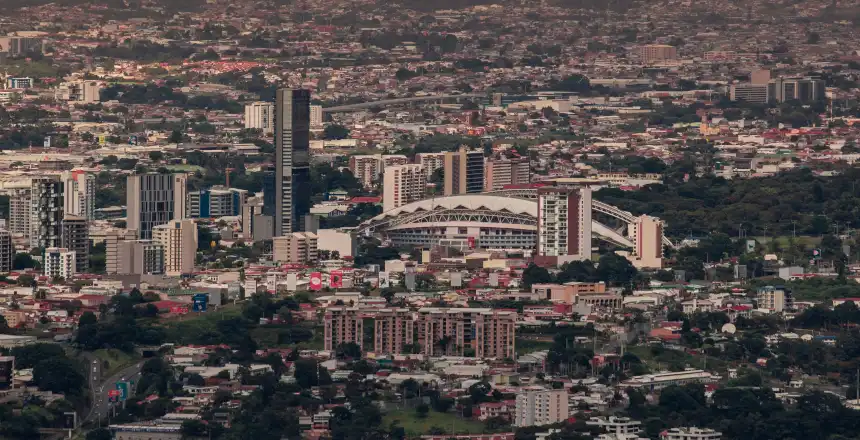 Panorama von San José in Costa Rica