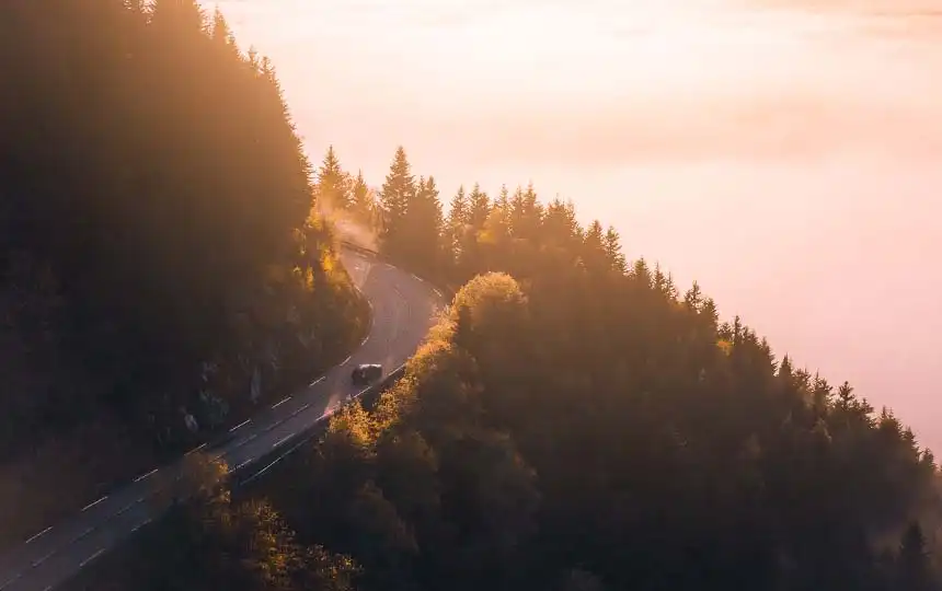 Bergstraße bei Grenoble