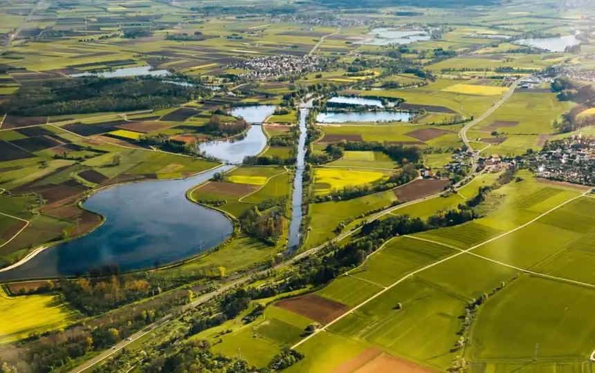 Seen in der Nähe von Neu Ulm