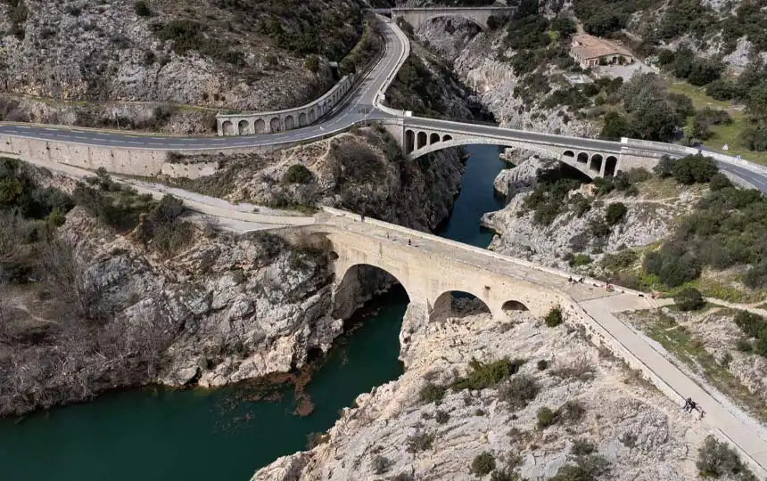 Pont du Diable in Frankreich