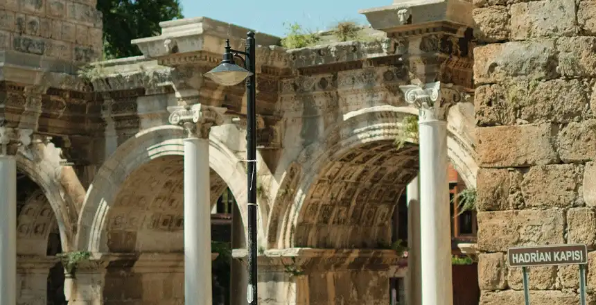 Hadrianstor in Antalya, Türkei