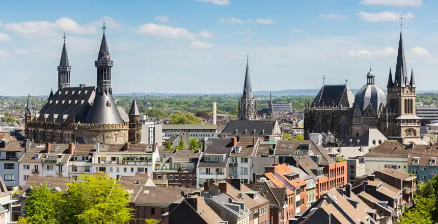 Altstadtpanorama von Aachen