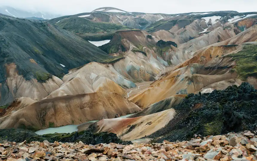 Panorama von Landmannalaugar in Island