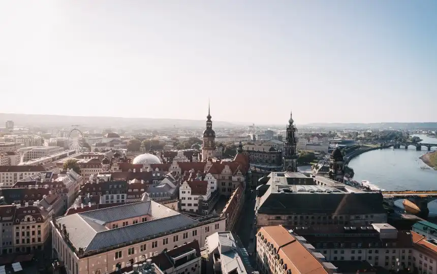 blick &uuml;ber dresden