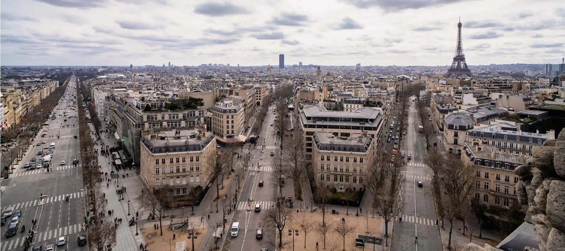 Paris Panorama mit Eiffelturm