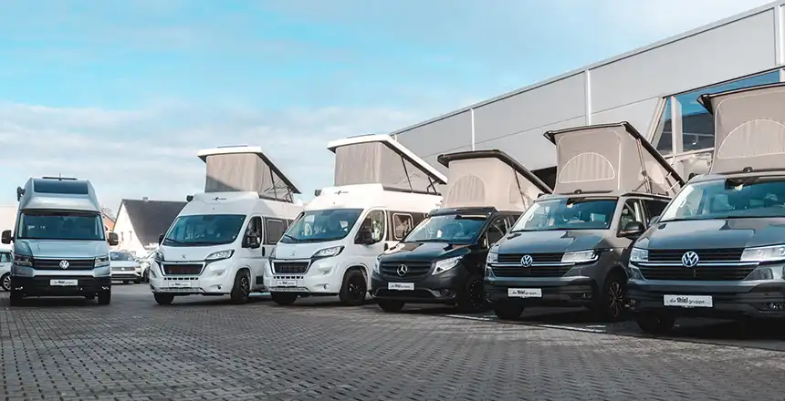 Campervans, VW Bus mieten, ADAC Mietstation Rheda-Wiedenbr&uuml;ck, Wohnmobil mieten in der N&auml;he von Bielefeld
