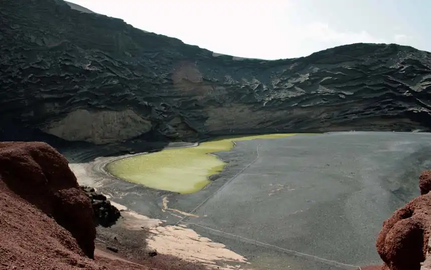 Sehensw&uuml;rdigkeit Naturschauspiel El Golfo auf Lanzarote