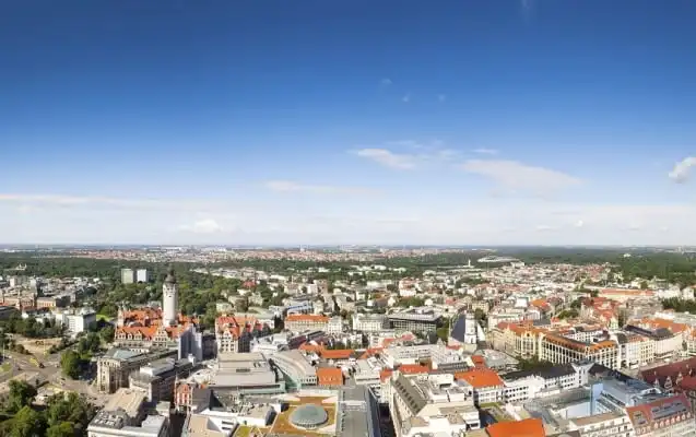 Stadtpanorama von Leipzig