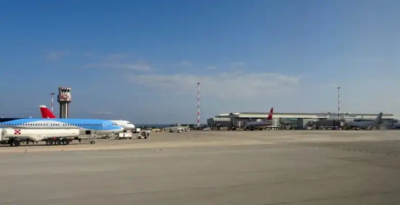 Flughafen Palermo auf Sizilien