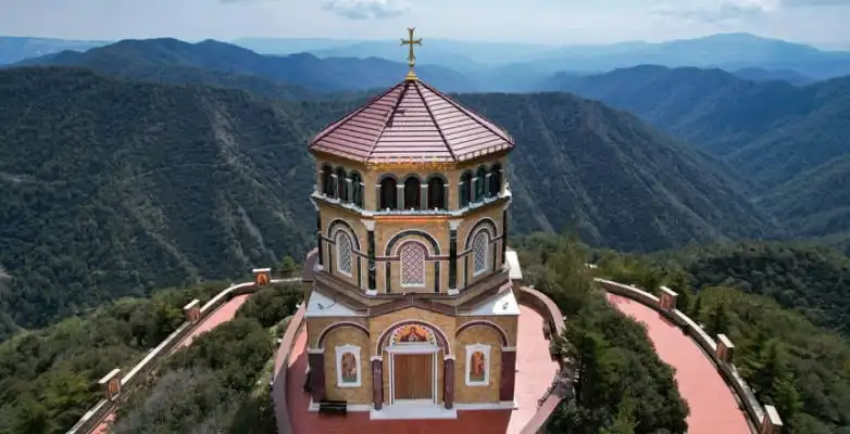 Kykkos Kloster im Troodos Gebirge auf Zypern