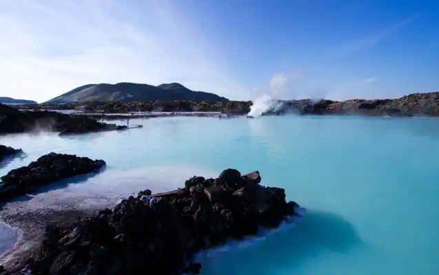 Blaue Lagune in Island