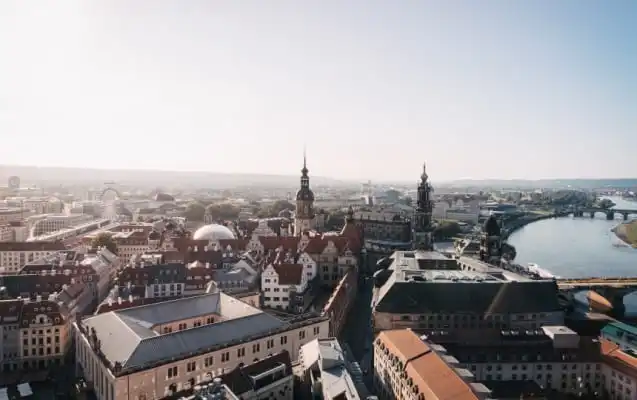 blick über dresden