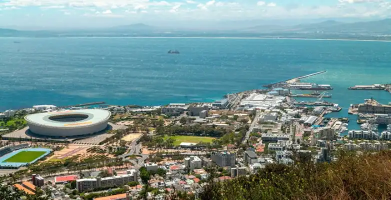Victoria & Alfred Waterfront im Hafen von Kapstadt, Südafrika