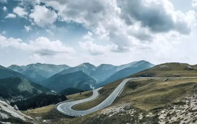 Nockalmstraße in Österreich