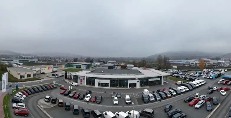 jena, autohaus fischer, stationsansicht