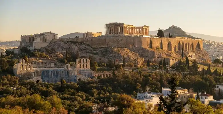 parthenon tempel athen griechenland