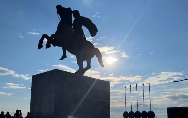 Reiterstatue von Alexander dem Großen in Thessaloniki