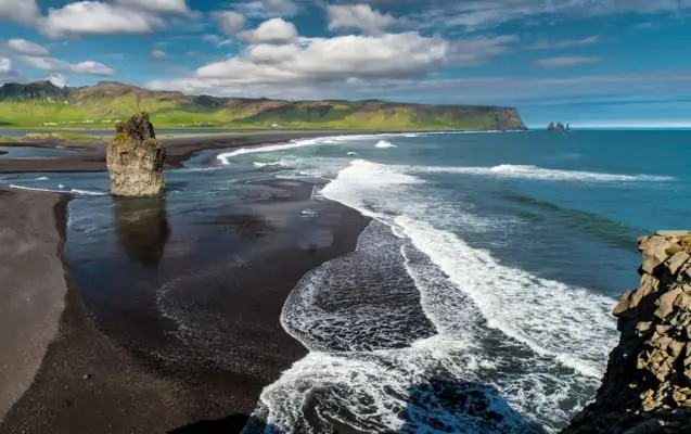 Schwarze Strände, Black Beaches im Süden von Island