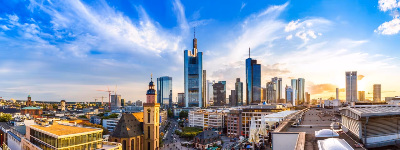 frankfurt stadt skyline panorama