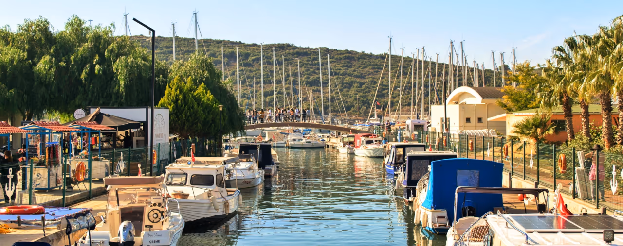 Hafen in Izmir, Türkei