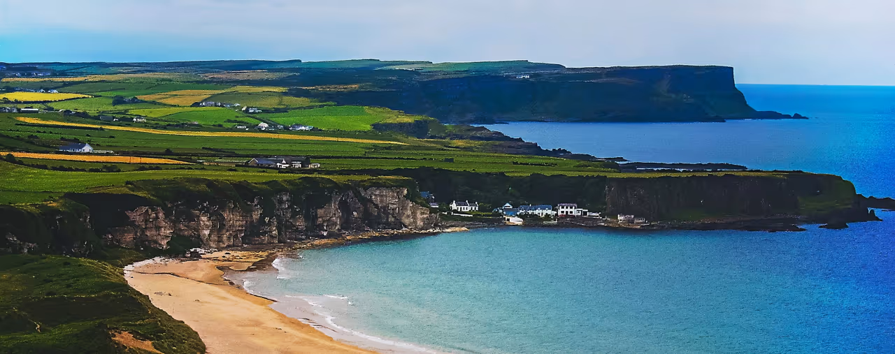 Blick auf die Nordküste von Nordirland