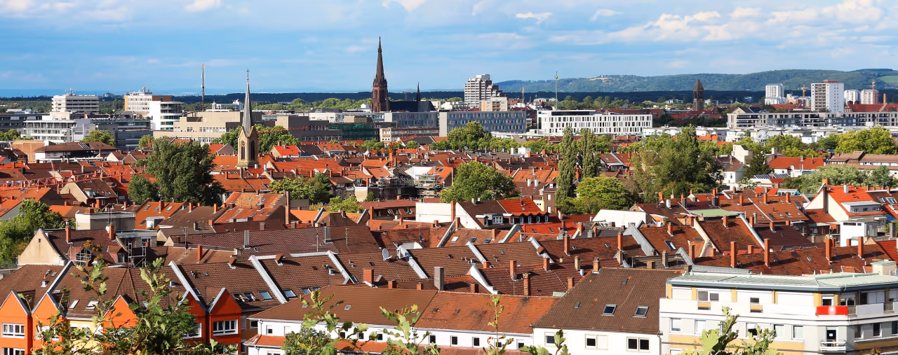 Panorama von Karlsruhe