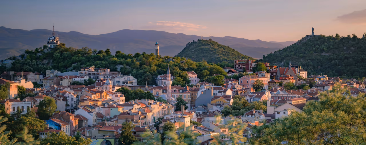 Stadt Plowdiw in Bulgarien