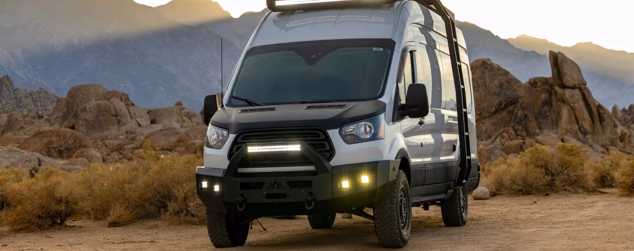 Allrad Camper im Gelände