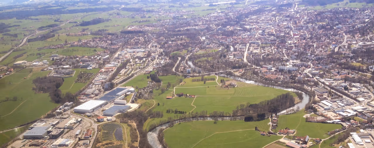 Panorama von Kempten im Allgäu