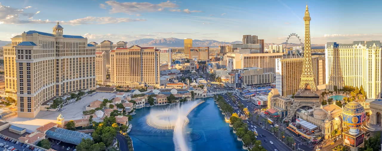 Panoramablick von Las Vegas, Nevada, USA