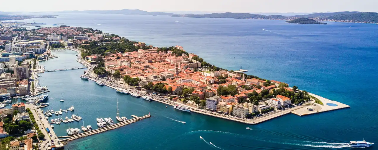 Panoramablick auf Zadar, Kroatien