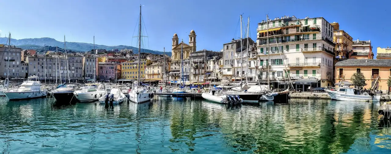 Hafen von Bastia auf der französischen Insel Korsika