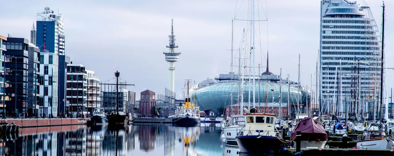 Hafenviertel in Bremerhaven
