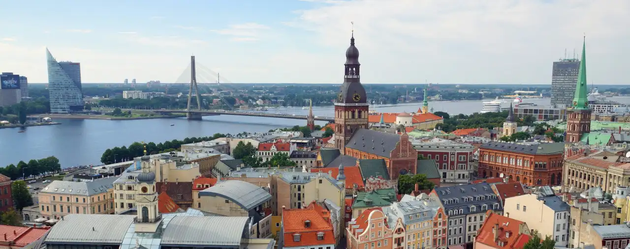 Panorama von Riga, Lettland