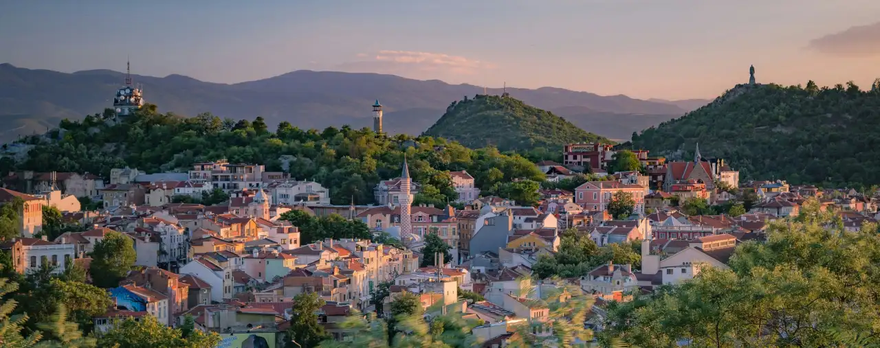 Stadt Plowdiw in Bulgarien