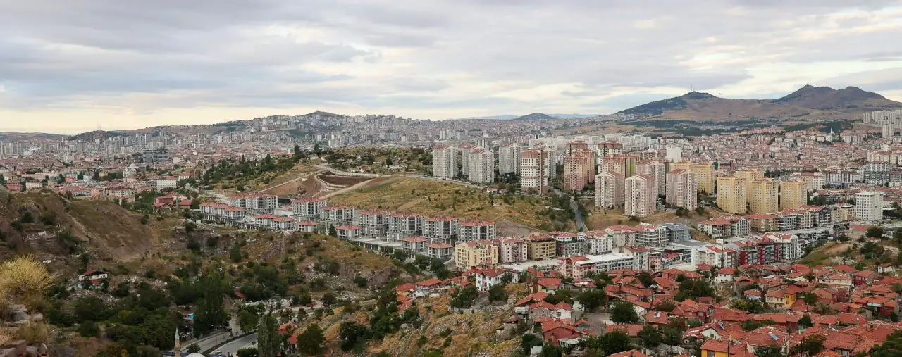 Panoramablick auf Ankara