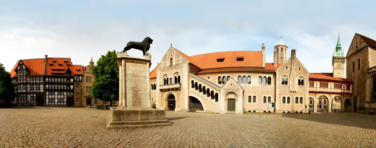 Löwenstatue in Braunschweig