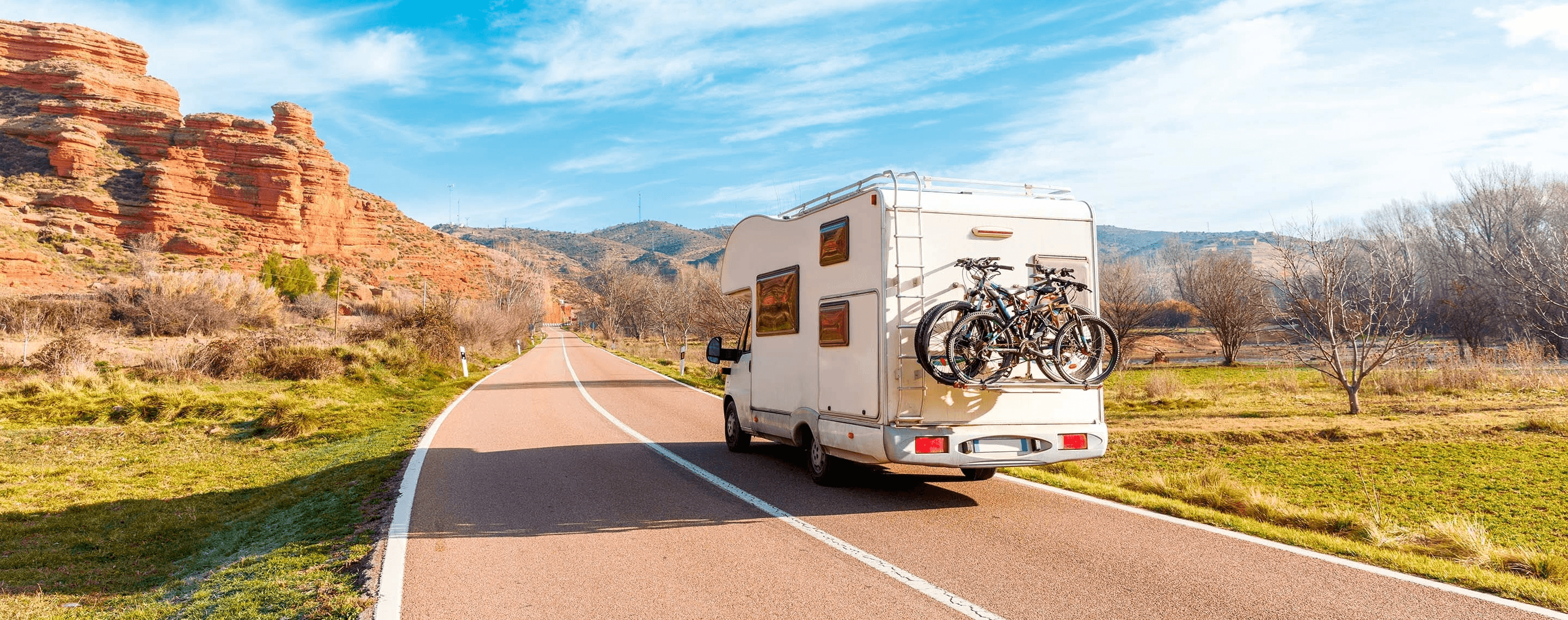 Camper mieten an weltweiten Reisezielen, z.B. Wohnmobil roadtrip bei teruel, atagonien, spanien