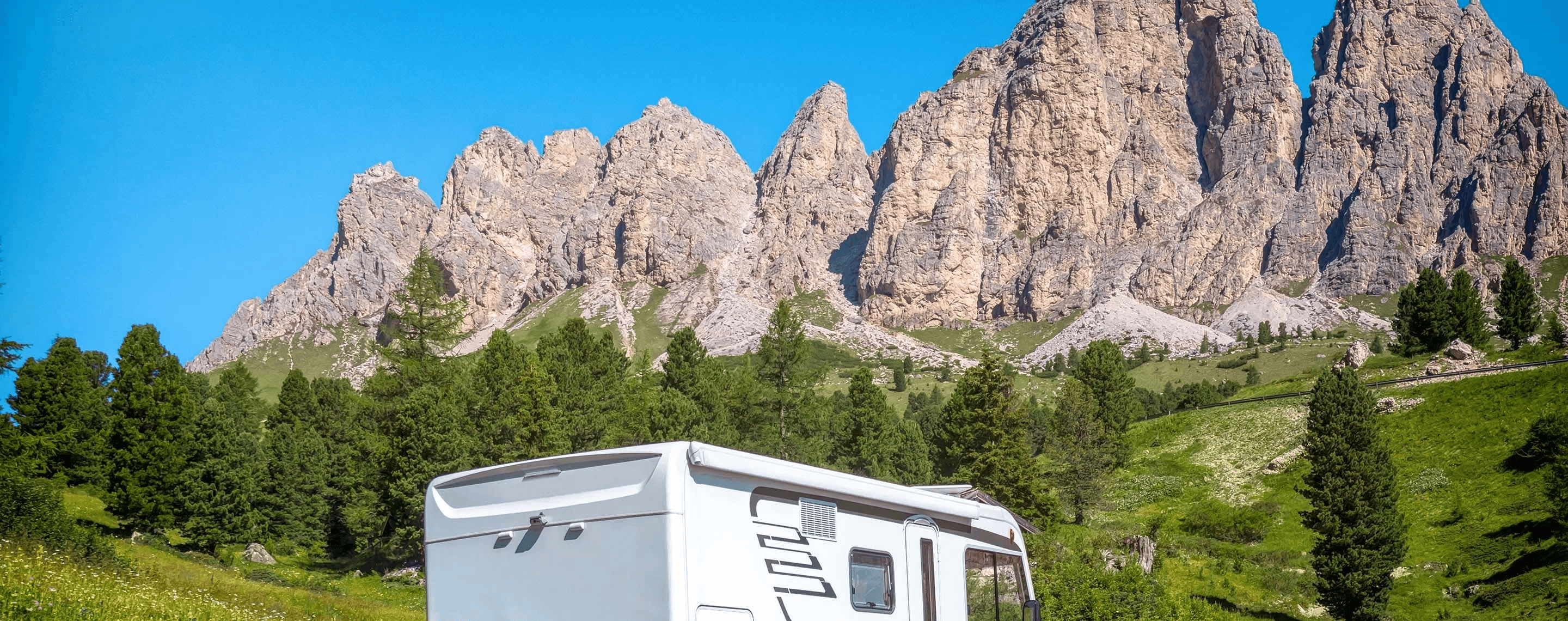 italien camper in den dolomiten, südtirol, italien