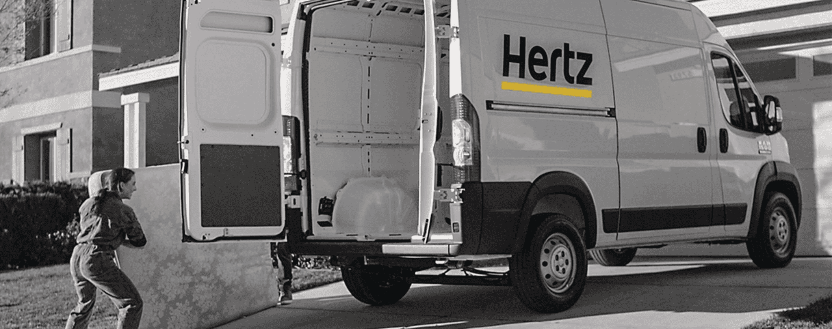 hertz transporter für den umzug mieten